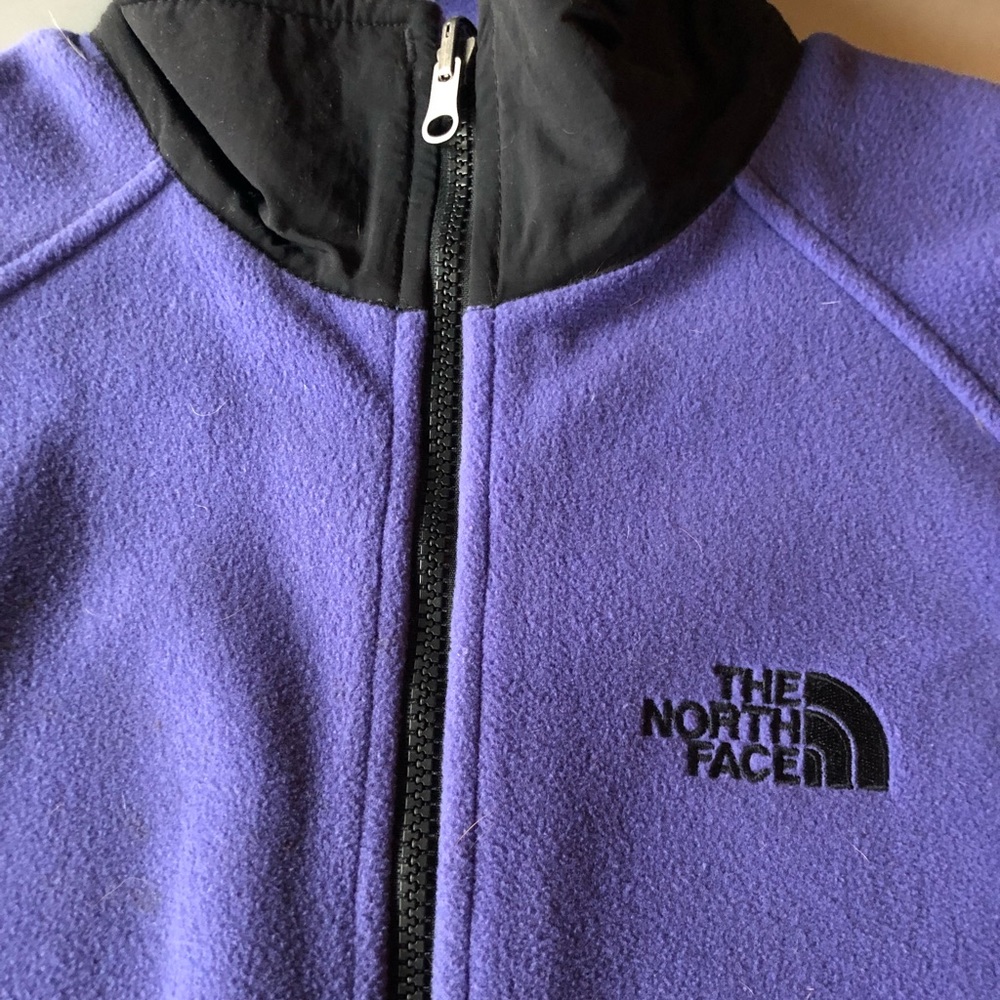 North Face Purple Fleece jacket